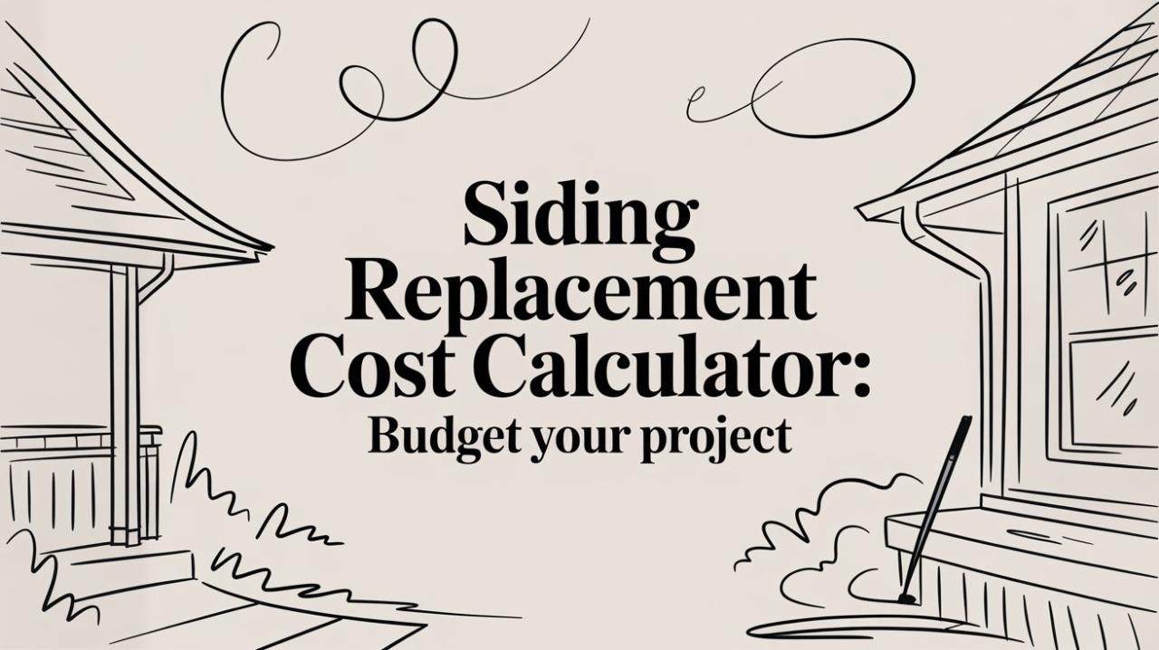 House Siding Cost Calculator: Estimate Your Replacement Budget