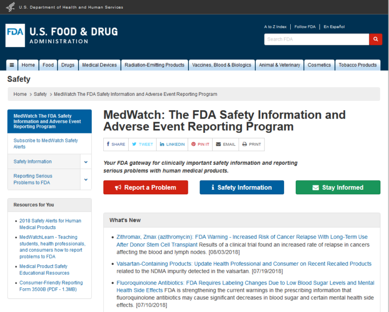 Medwatch Form at Dane Goodnight blog