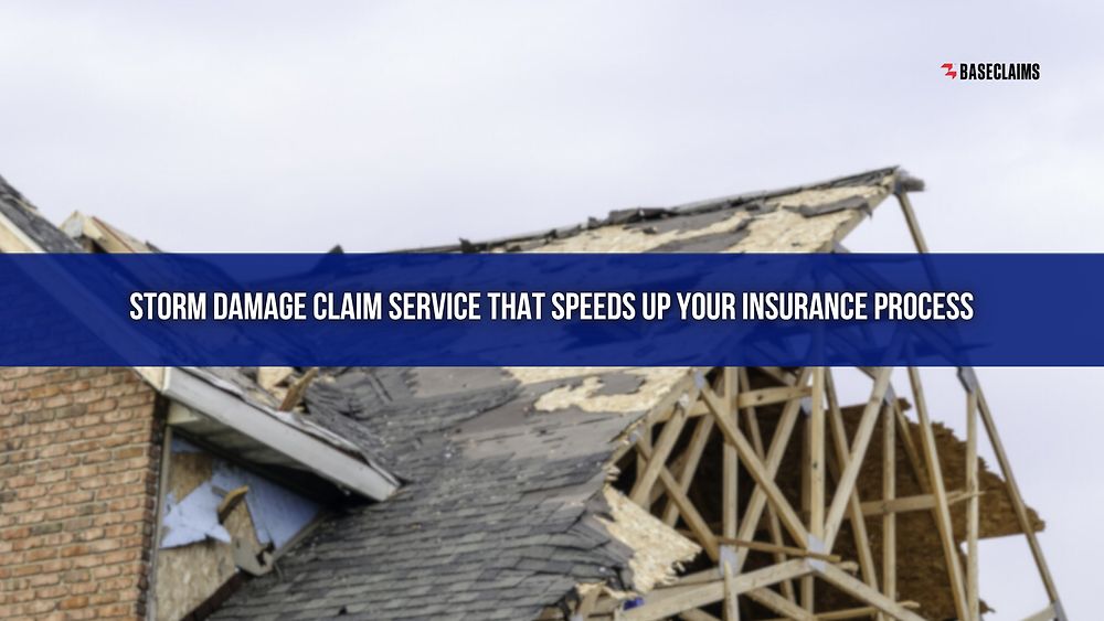 Storm Damage Claim Service That Speeds Up Your Insurance Process